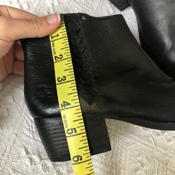 Clarks Maypearl Fawn Fashion Leather Ankle Boot Women’s Size 7 Western Moto Boho - Picture 10 of 15